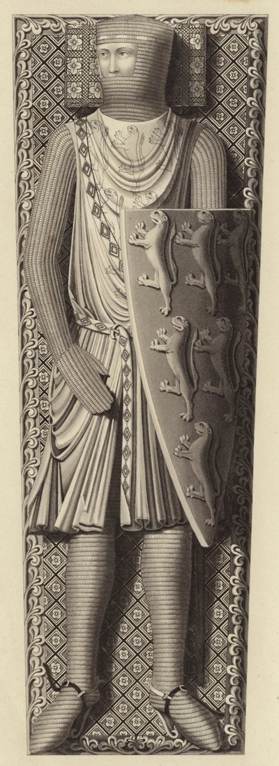 William Longuespee, Salisbury'nin İlk Kontu, yaklaşık 1226 by Henry Shaw