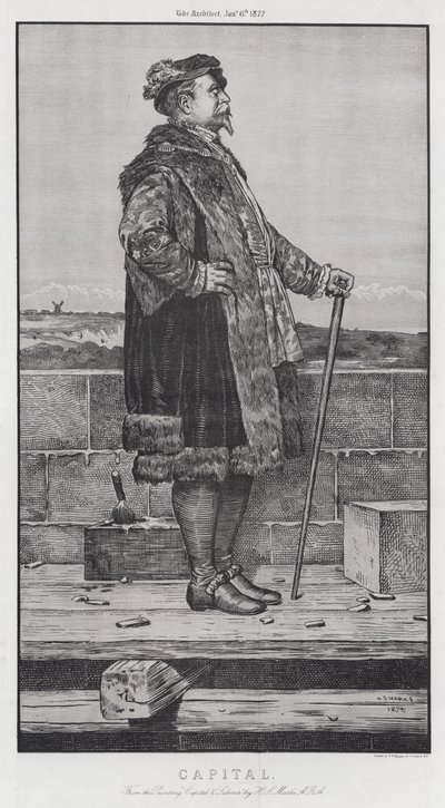 Sermaye (gravür) by Henry Stacey (after) Marks