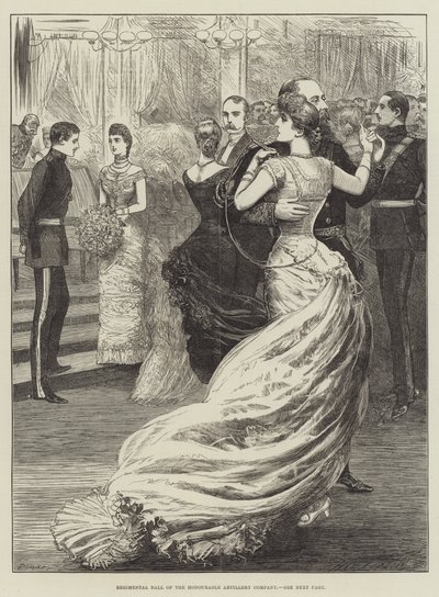 Onurlu Topçu Bölüğünün Alay Balosu by Henry Stephen Ludlow