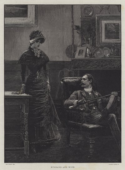 Evlendiler, Walter Besant ve James Rice by Henry Stephen Ludlow