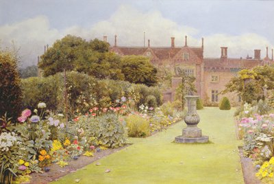 The Grass Walk, Helmingham Hall, 1892 (kağıt üzerinde wc) by Henry Terry