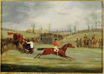 Bir Engelli Koşu, Başka Bir Çit by Henry Thomas Alken
