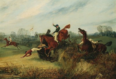 Lucas Kış Toplantısında Bir Olay by Henry Thomas Alken