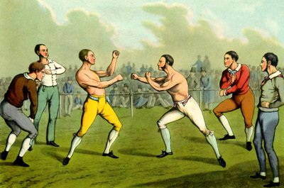 Çıplak yumruklu boks by Henry Thomas Alken