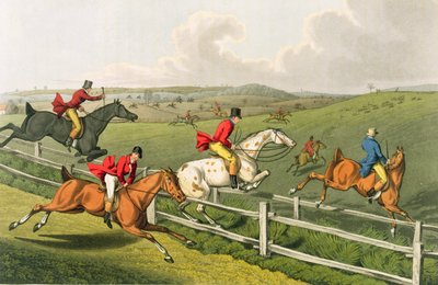 Fox Hunting, I. Clark tarafından sulandı, pub. Thomas McLean tarafından, 1820 (aquatint) by Henry Thomas Alken