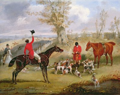 Avlanma Sahnesi: Ölüm by Henry Thomas Alken