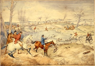 Avlanma Sahneleri: Tally-Ho by Henry Thomas Alken