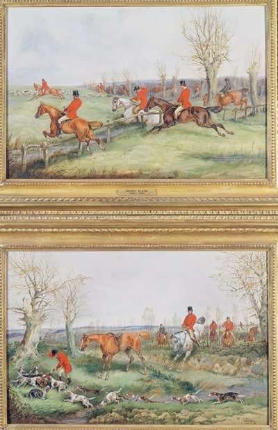 Avlanma Sahneleri Çifti, 19. yüzyıl by Henry Thomas Alken