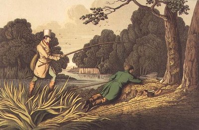 Pike Fishing, I. Clark tarafından sulandı, pub. Thomas McLean tarafından by Henry Thomas Alken