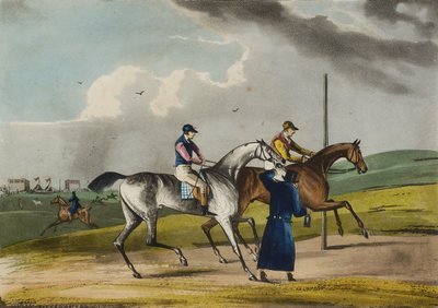 Başlamaya Hazırlanmak (aquatint) by Henry Thomas Alken