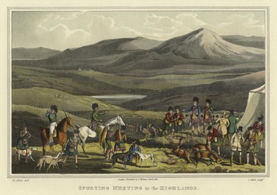 Yaylalarda Spor Buluşması (chromolitho) by Henry Thomas Alken