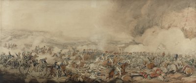Waterloo Savaşı, 18 Haziran 1815 (kağıt üzerinde kalem ve tuvalet) by Henry Thomas Alken