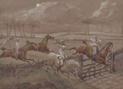 Nacton Heath yakınlarındaki Son Tarla, The First Steeple Chase on Record