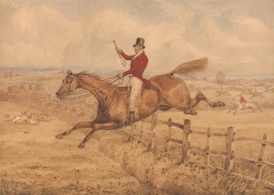 Bir Tren Seferinin Tepesine Çıkmak ve Bir Sonraki Alana İyi Gelmek by Henry Thomas Alken
