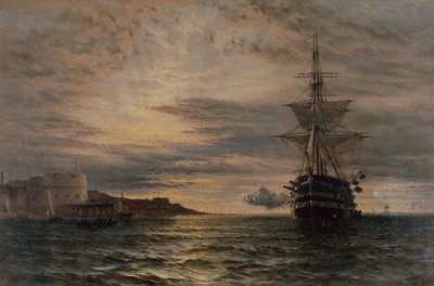 Portsmouth açıklarındaki HMS St Vincent