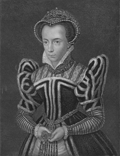 Kraliçe Mary, c1540, 19. yüzyılın ortaları. by Henry Thomas Ryall