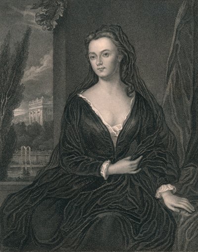 Sarah Jennings, Marlborough Düşesi, 19. yüzyılın ortaları. by Henry Thomas Ryall