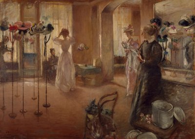Şapka Dükkanı, 1892. by Henry Tonks