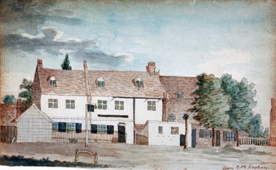 Three Colts Inn, Hackney, Londra, c1795 by Henry Vaughan
