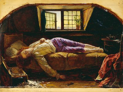 Chatterton'ın Ölümü by Henry Wallis