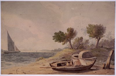 Battersea yakınlarında, Londra, 1818. by Henry Walter