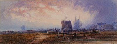Kilitli kanal sahnesi by Henry Ward