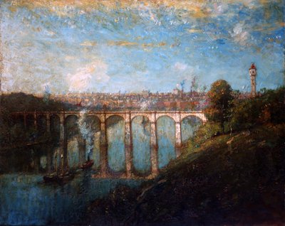 Yüksek Köprü, New York, 1905. by Henry Ward Ranger