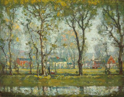 New England Köyü by Henry Ward Ranger