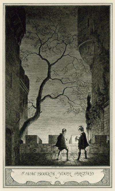 John Webster tarafından Malfi Düşesi: Ben Bosola, Arkadaşınız (lito) by Henry Weston Keen