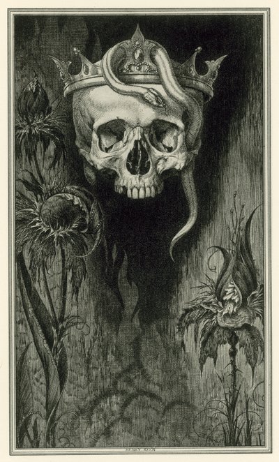 John Webster tarafından Malfi Düşesi: Kuyruk parçası (litho) by Henry Weston Keen