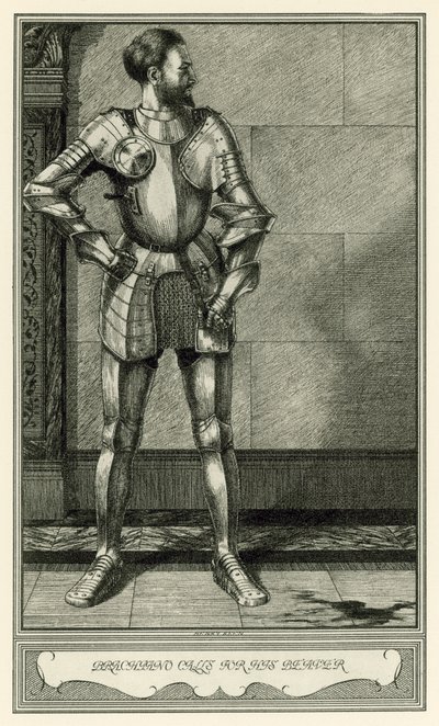 Beyaz Şeytan, John Webster: Brachiano, Kunduzunu (lito) çağırıyor by Henry Weston Keen