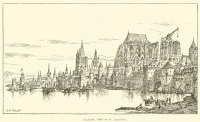 Köln, St Ignatius zamanı (gravür) by Henry William Brewer