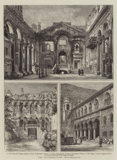 Hersek Ayaklanması by Henry William Brewer