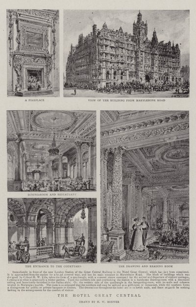 Otel Büyük Merkez by Henry William Brewer