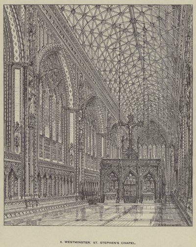 Westminster, Aziz Stephen Şapeli by Henry William Brewer