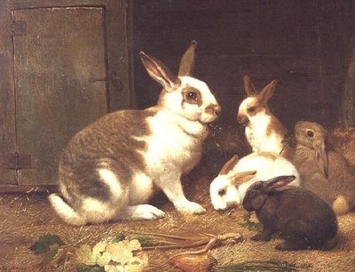 tavşan besleme by Henry William Carter