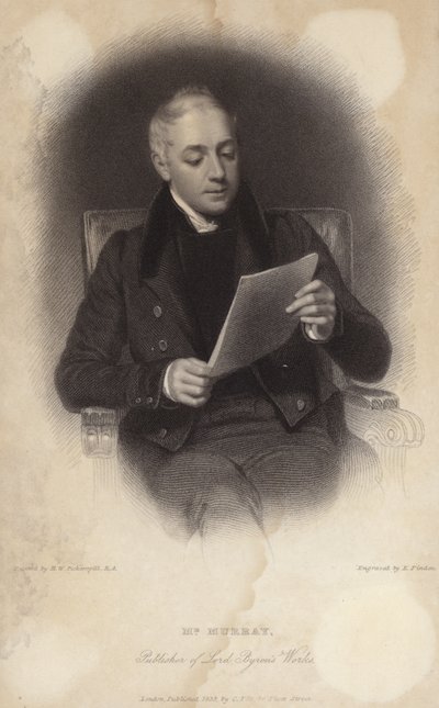 Portrait of John Murray  by Henry William Pickersgill