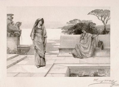 Horace ve Lydia by Henry Wolf