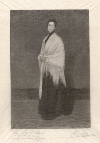 Beyaz Şallı Bayan by Henry Wolf