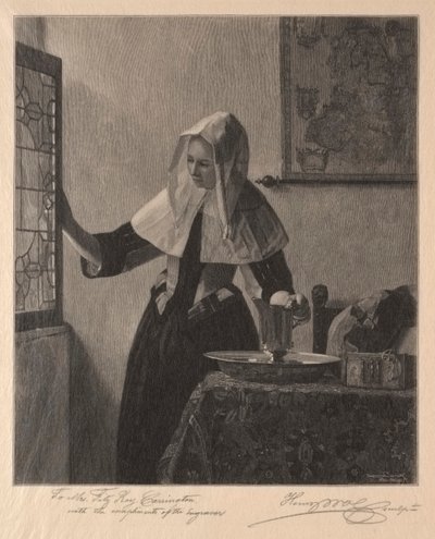 Penceredeki Genç Kadın, 1907. by Henry Wolf