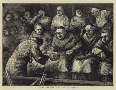Roma, St Peter's Candlemas Günü by Henry Woods