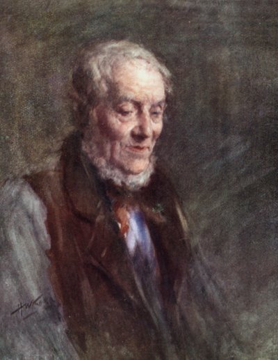 Annals of the Parish: The Old Plowman (renkli taş) by Henry Wright Kerr