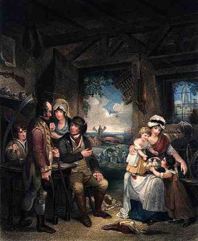 Barış, John Whessell (c.1760-1823) tarafından oyulmuş, pub. T. Simpson ve Darling & Thompson, 1798 (nokta gravürü) (125538 çifti) by Henry (after) Singleton
