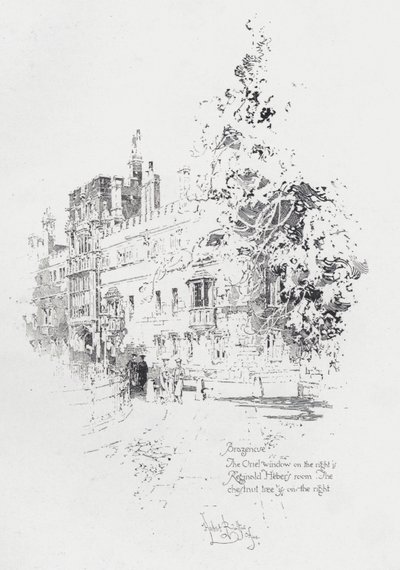 Brasenose Koleji, Oxford, İngiliz din adamı ve yazar Reginald Heber
