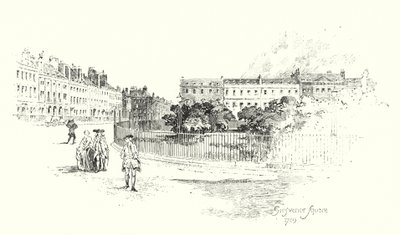 Grosvenor Meydanı, Londra by Herbert (after) Railton