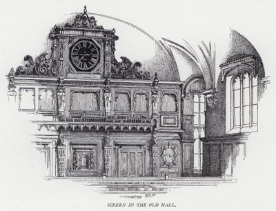 Eski Salondaki Ekran (gravür) by Herbert (after) Railton