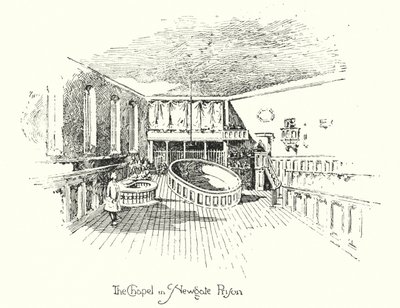 Şapel, Newgate Hapishanesi, Londra (taş) by Herbert (after) Railton