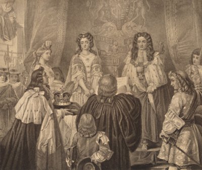 William ve Mary'ye Sunulan Taç, 1689, 1886 by Herbert Bourne