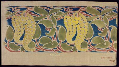 Şablonlu tekstil numunesi, c.1896 by Herbert C. Oakley