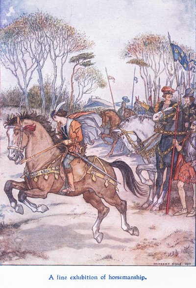 Güzel bir binicilik sergisi, 1938 by Herbert Cole